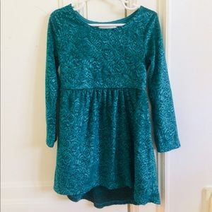 Faux Velvet Dress